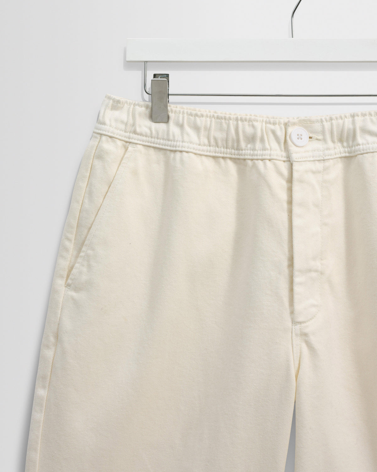Kurt Trouser Organic Cotton Twill - Off White