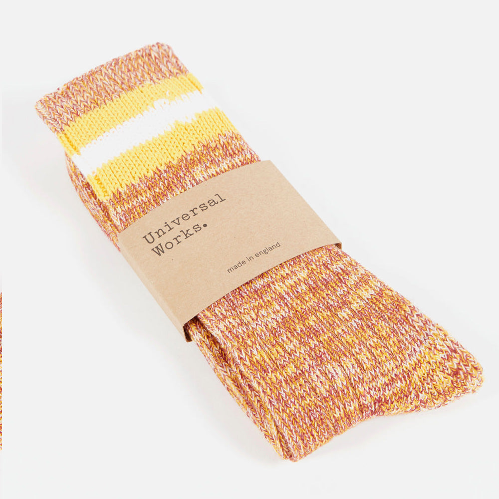 Everyday Stripe Sock - Yellow