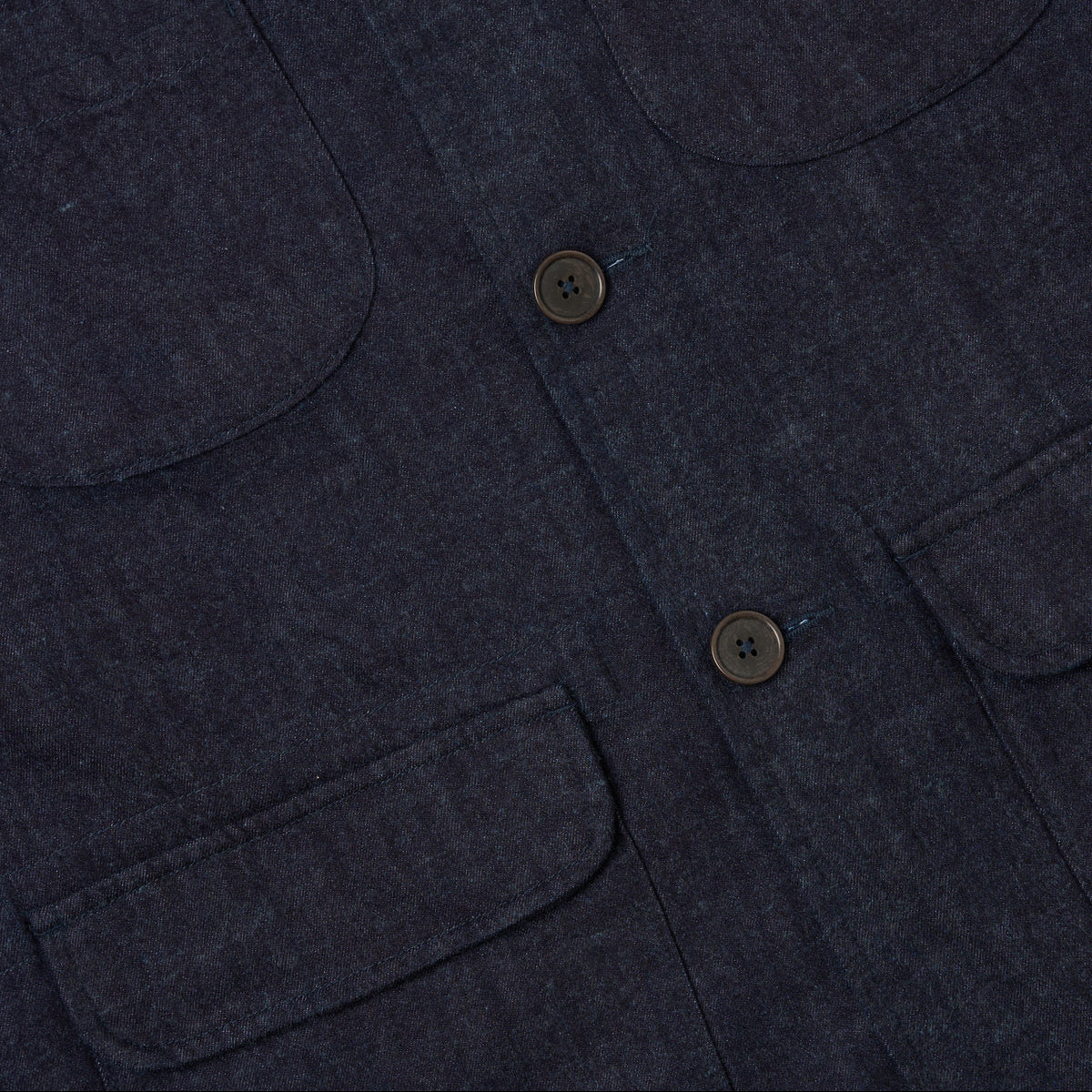 Labour Jacket Brushed Denim - Indigo