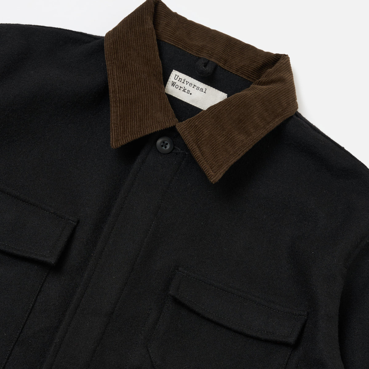 Military Fatigue Jacket Mowbray - Black