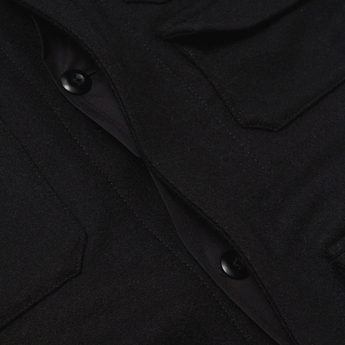 Military Fatigue Jacket Mowbray - Black