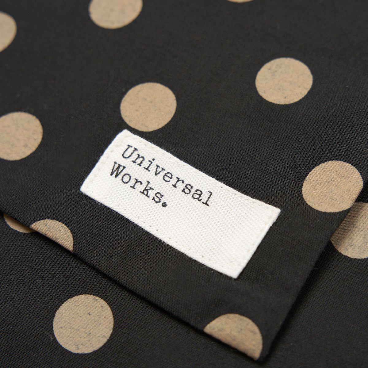 Evening Scarf Bold Dot Print Rayon - Black