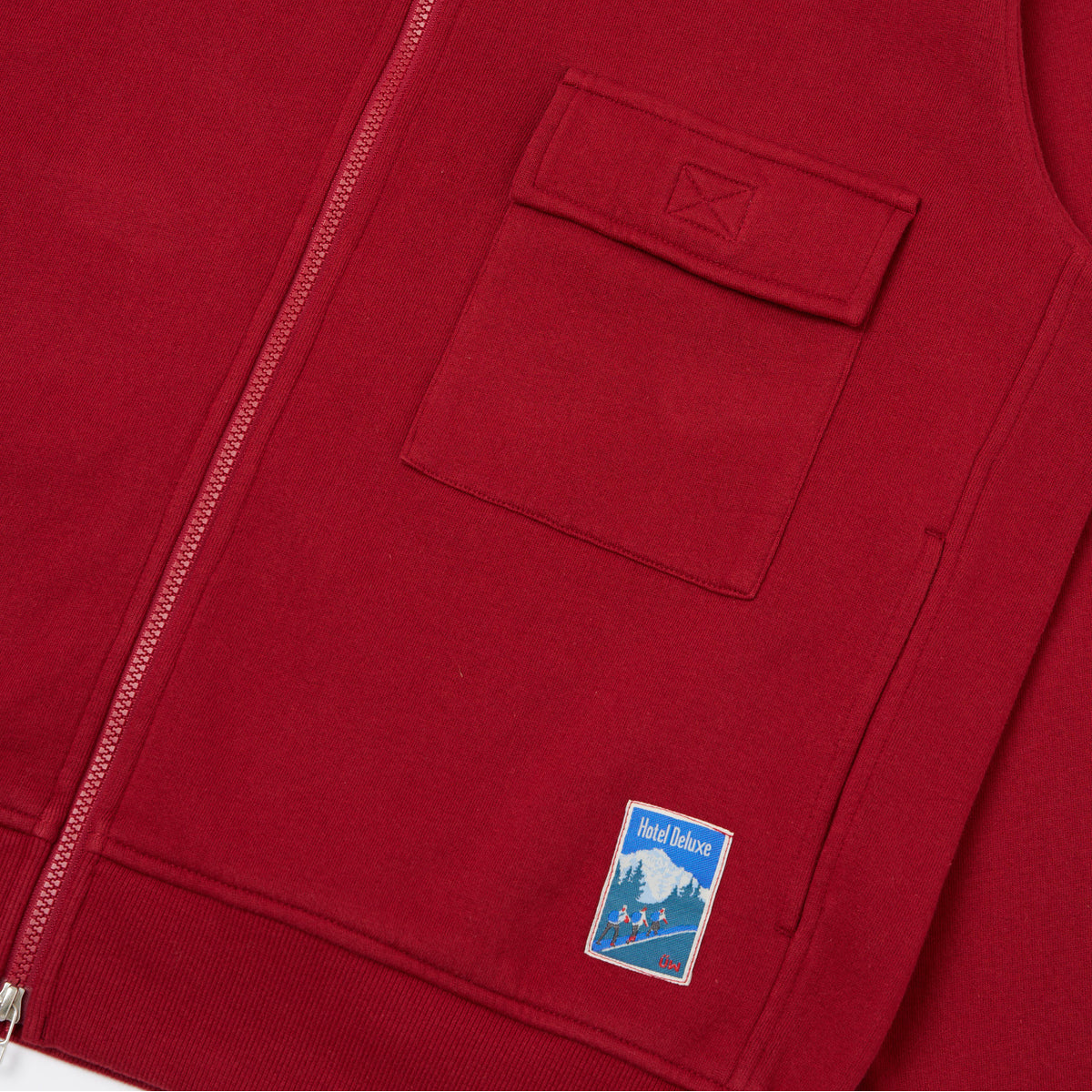 Tyler Sweat Jacket - Red