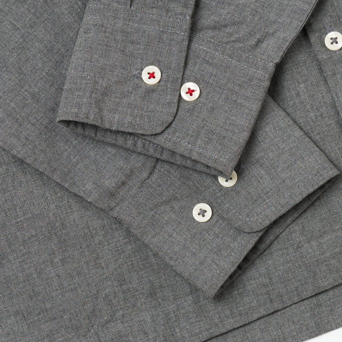 Lucky Shirt Organic Chambray- Charcoal