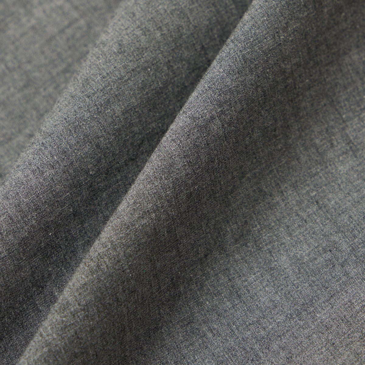 Lucky Shirt Organic Chambray- Charcoal