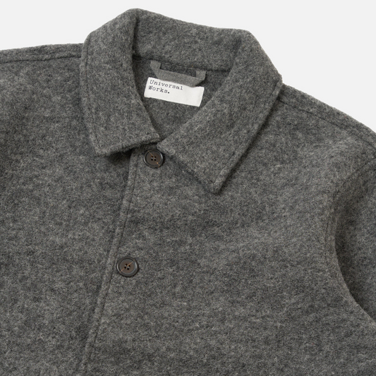 Rams Jacket Wool Fleece - Grey Marl