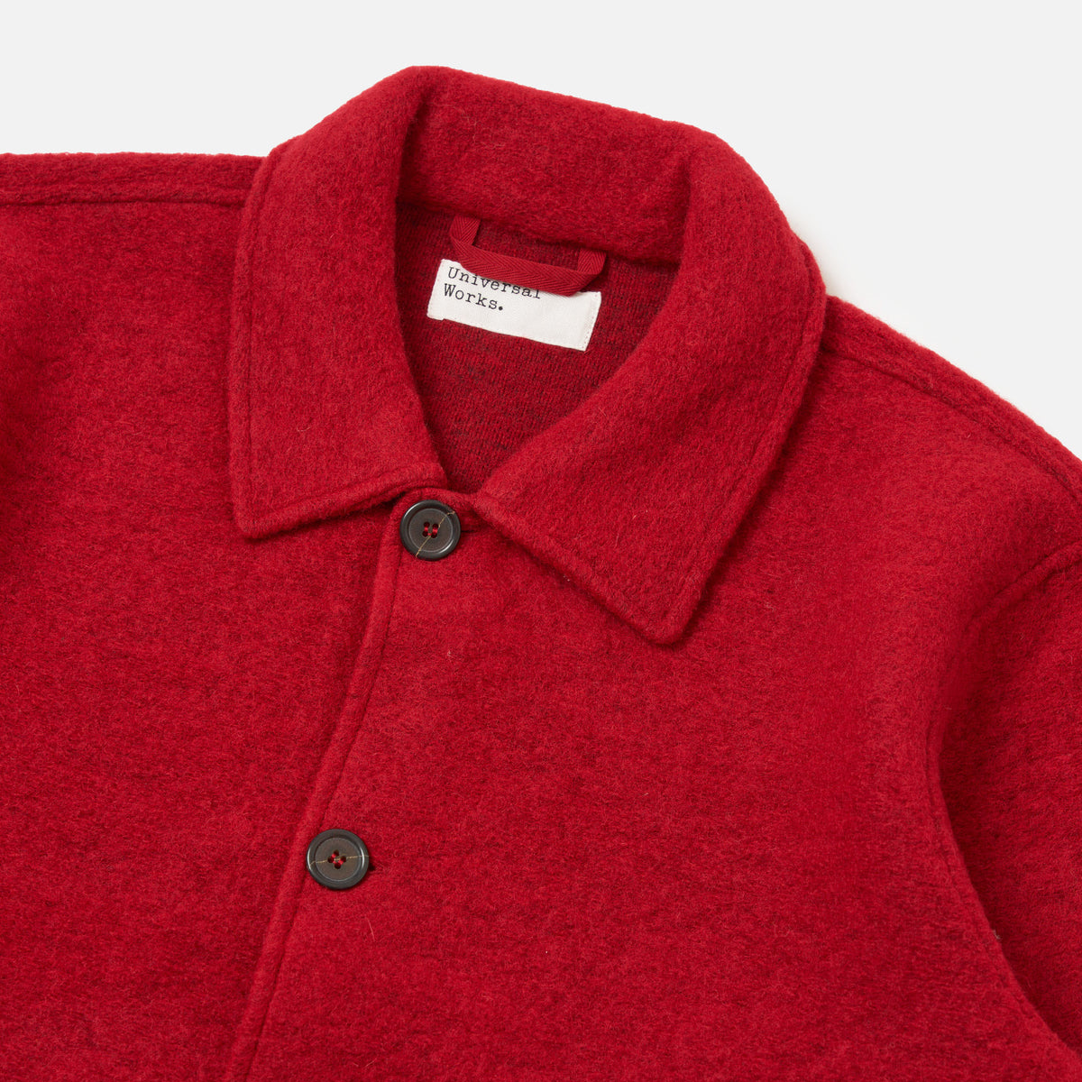 Rams Jacket Wool Fleece - Red