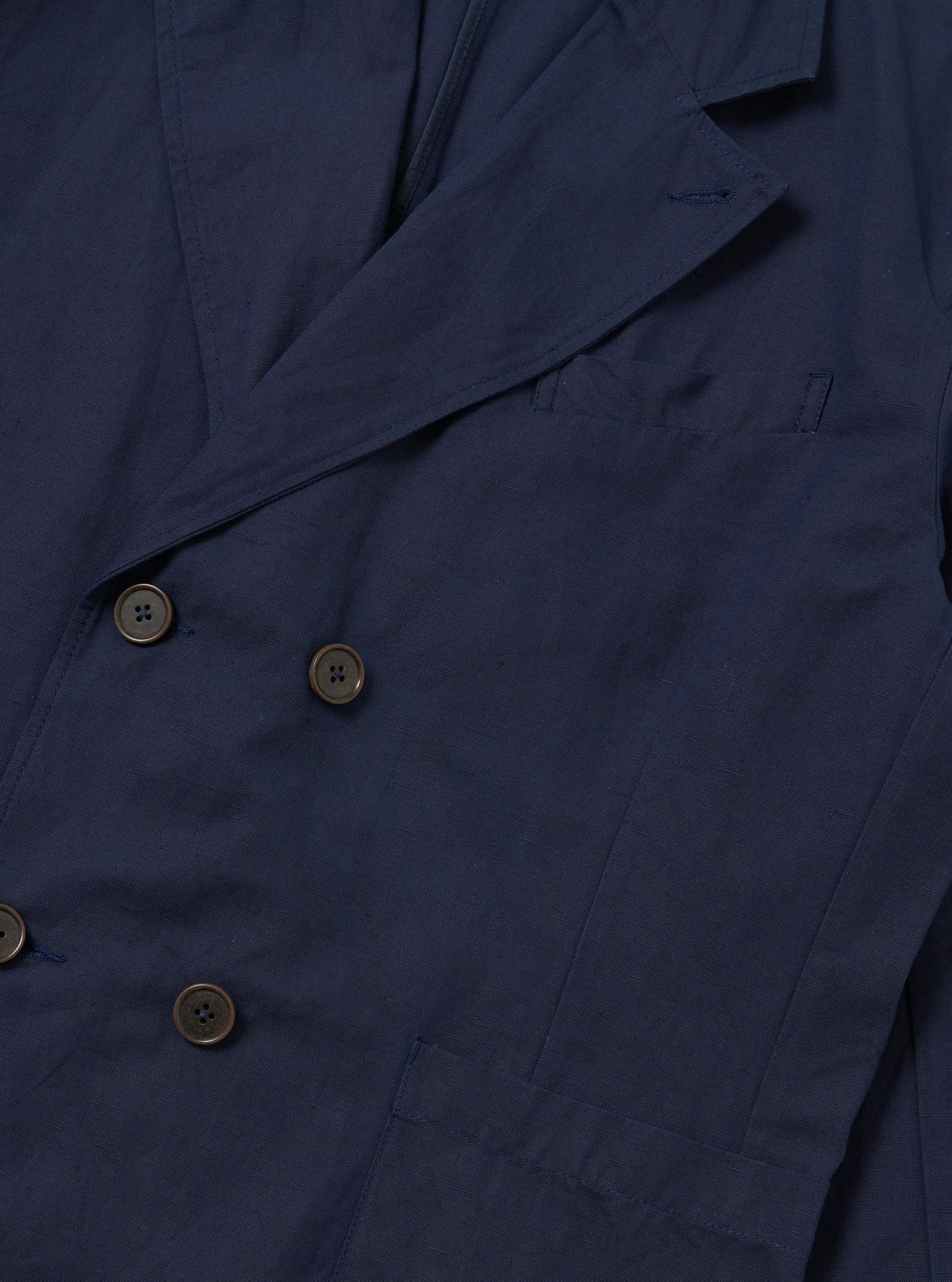 Manor Jacket Linen Weave Slub - Navy