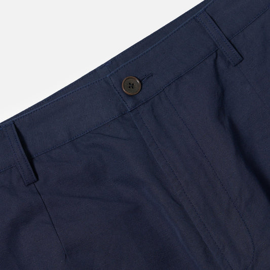 Linen Slub Weave Dizzy Trouser - Navy