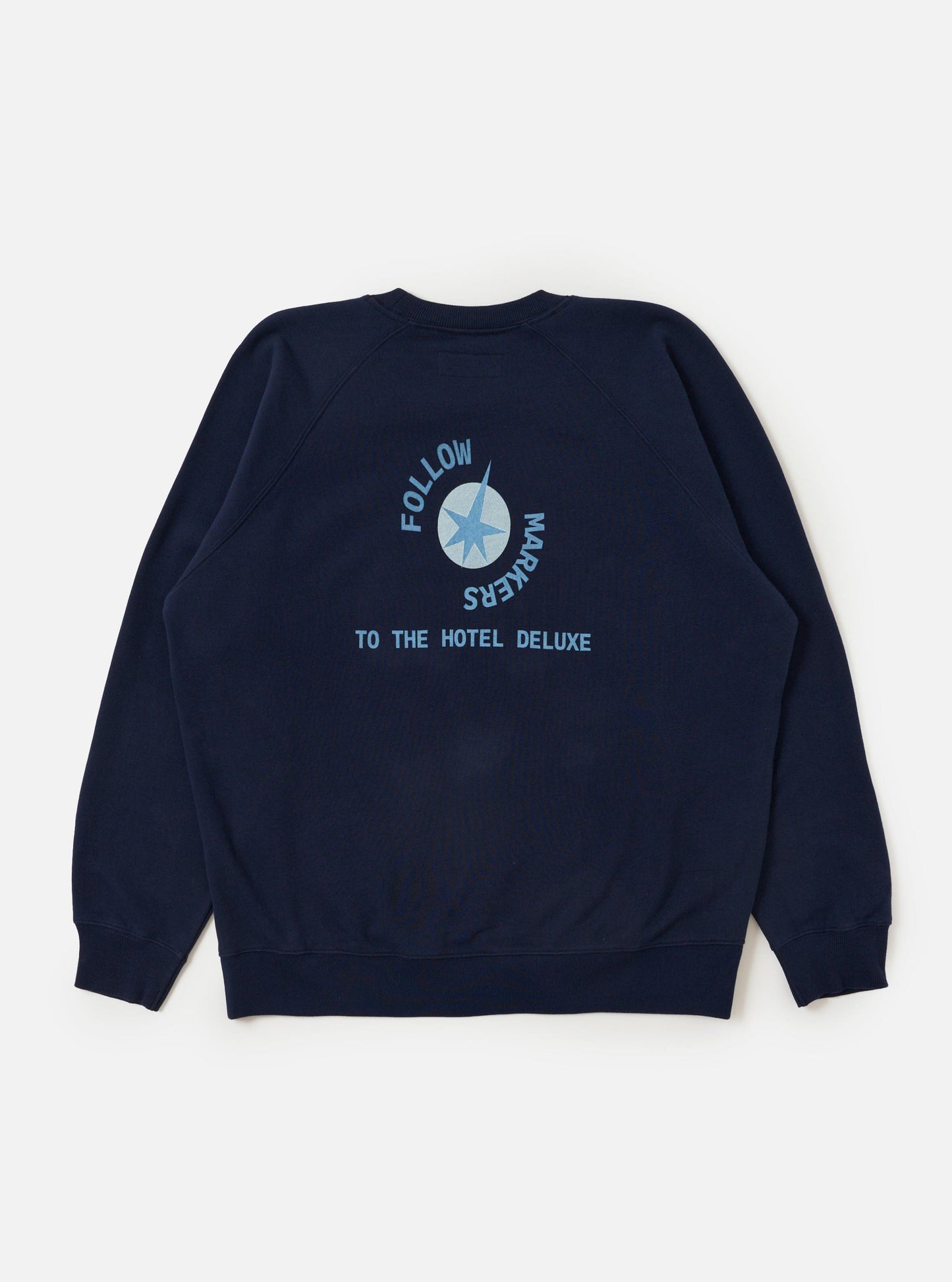 Brush Back Sweat FM Raglan Sweatshirt - Navy