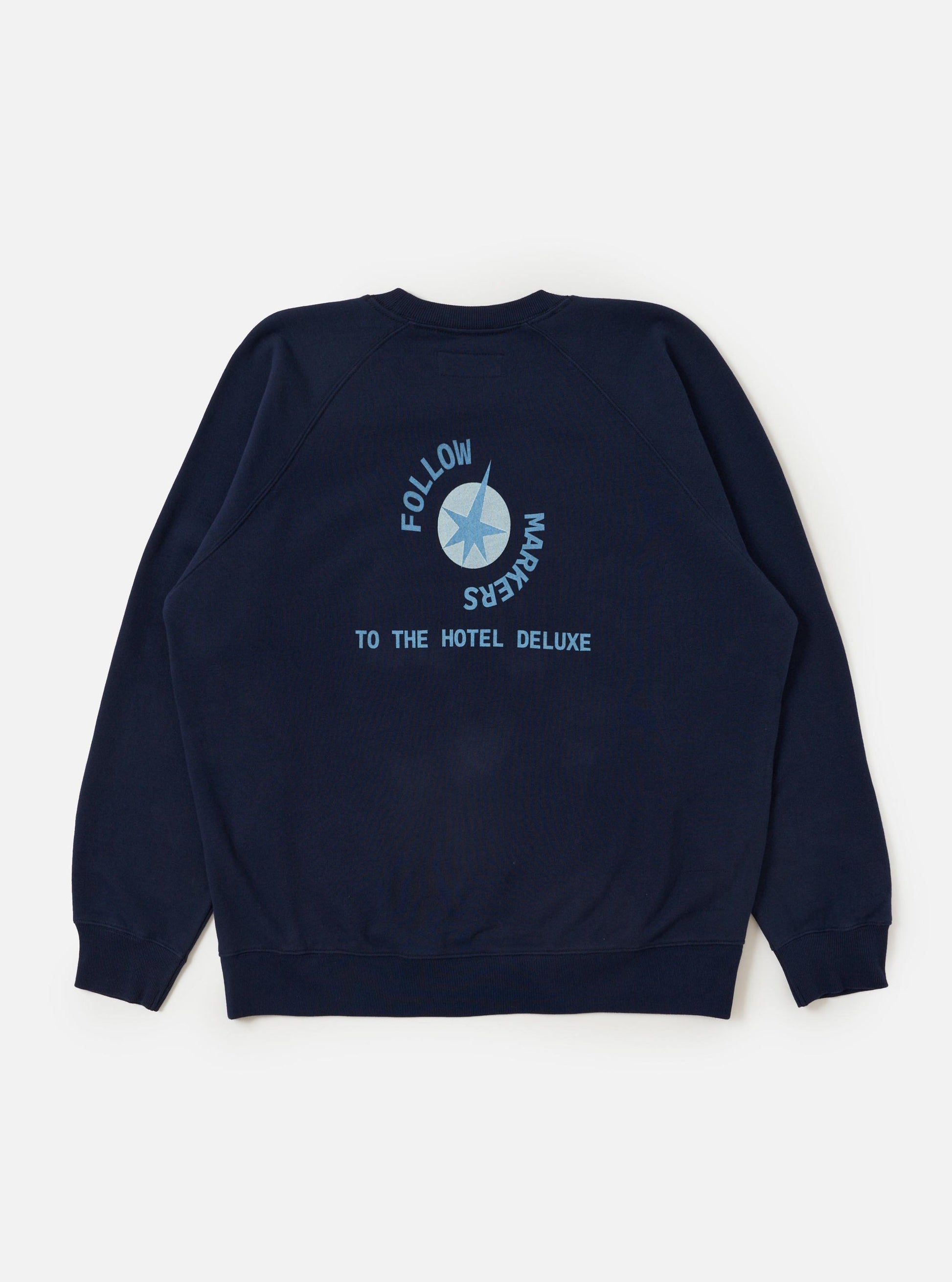 Universal Brush Back Sweat FM Raglan Sweatshirt - Navy