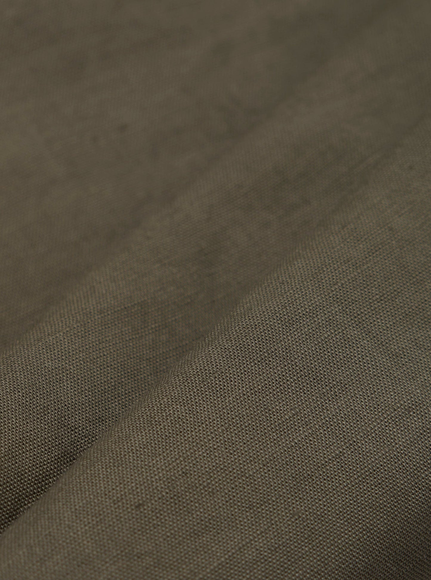 Linen Cotton Shirting Bakers Overshirt - Olive