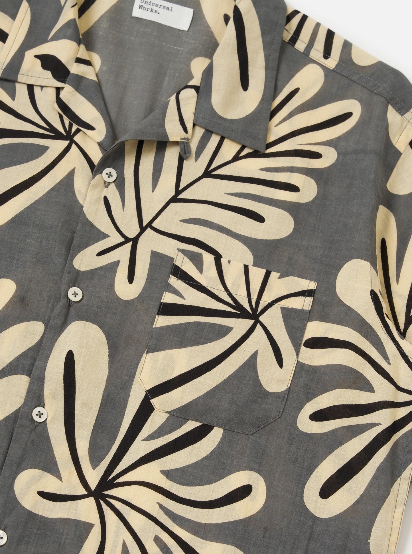 Baja Print Road Shirt - Grey