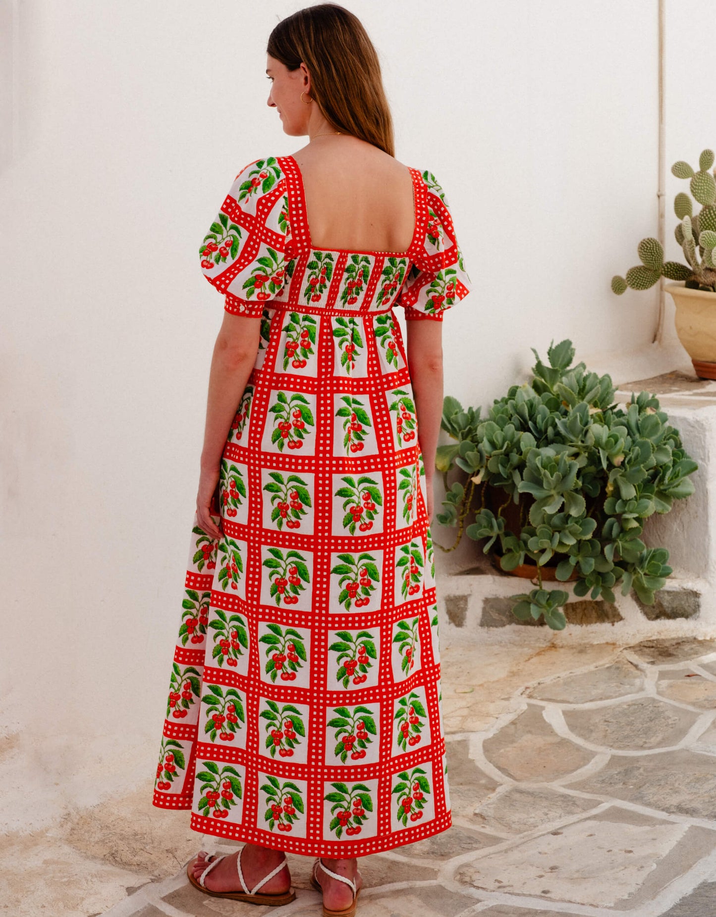 Elizabeth Dress -  Cherry Picnic