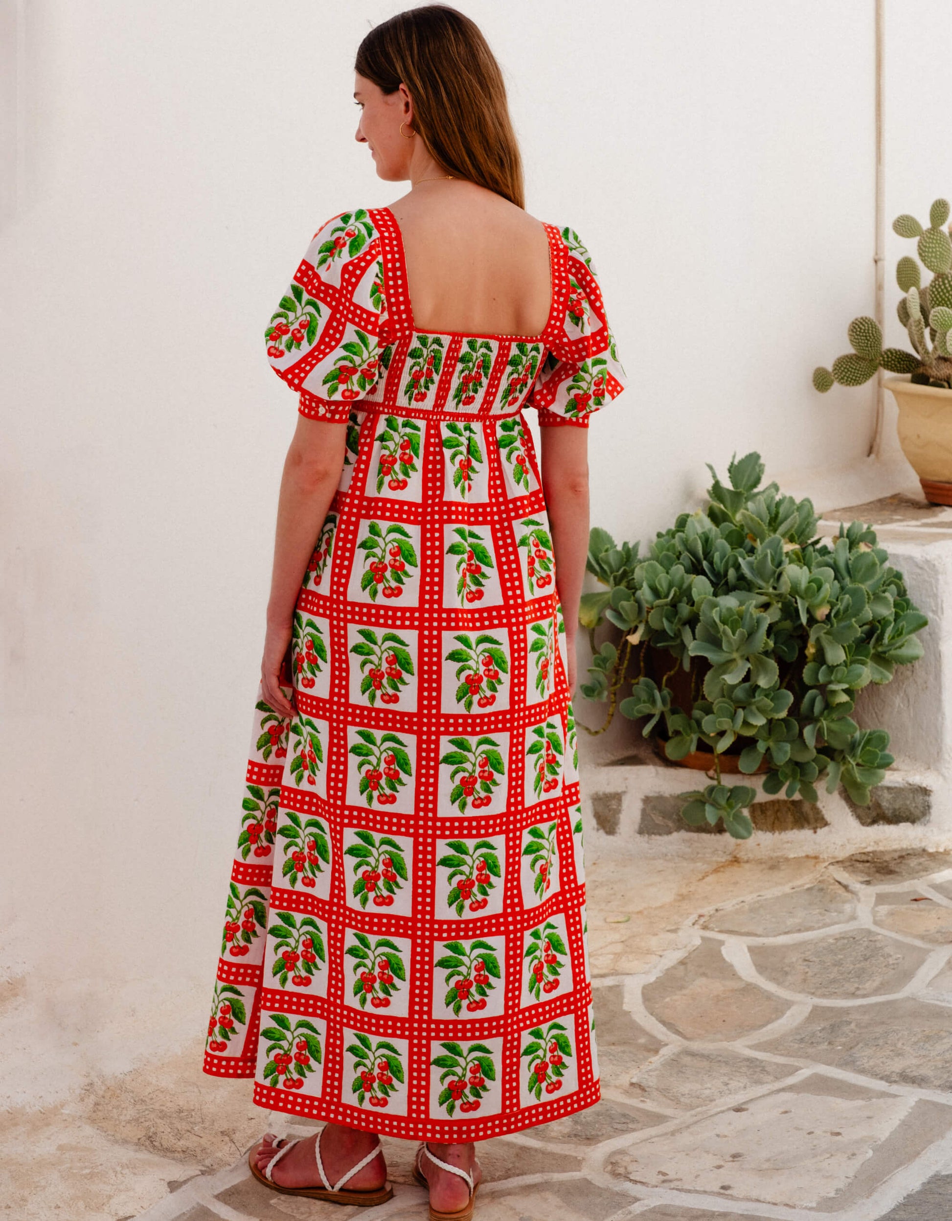 Pink Elizabeth Dress -  Cherry Picnic