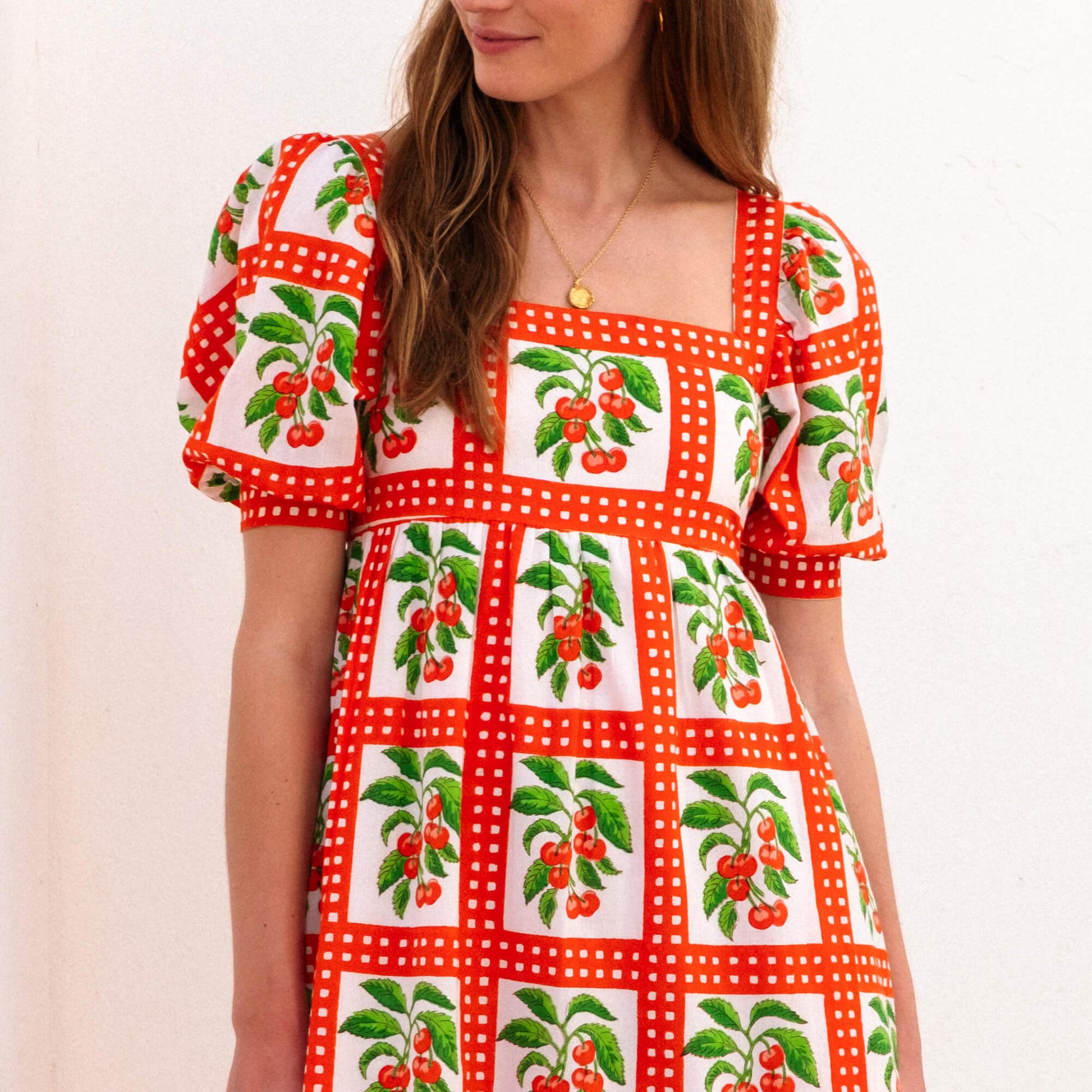 Pink Elizabeth Dress -  Cherry Picnic