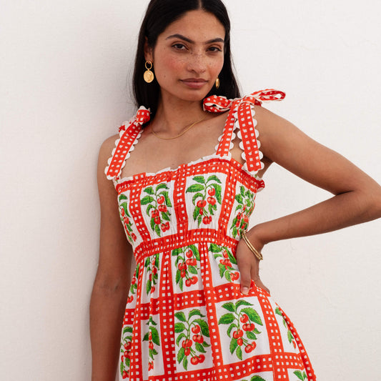 Immy Dress -  Cherry Picnic