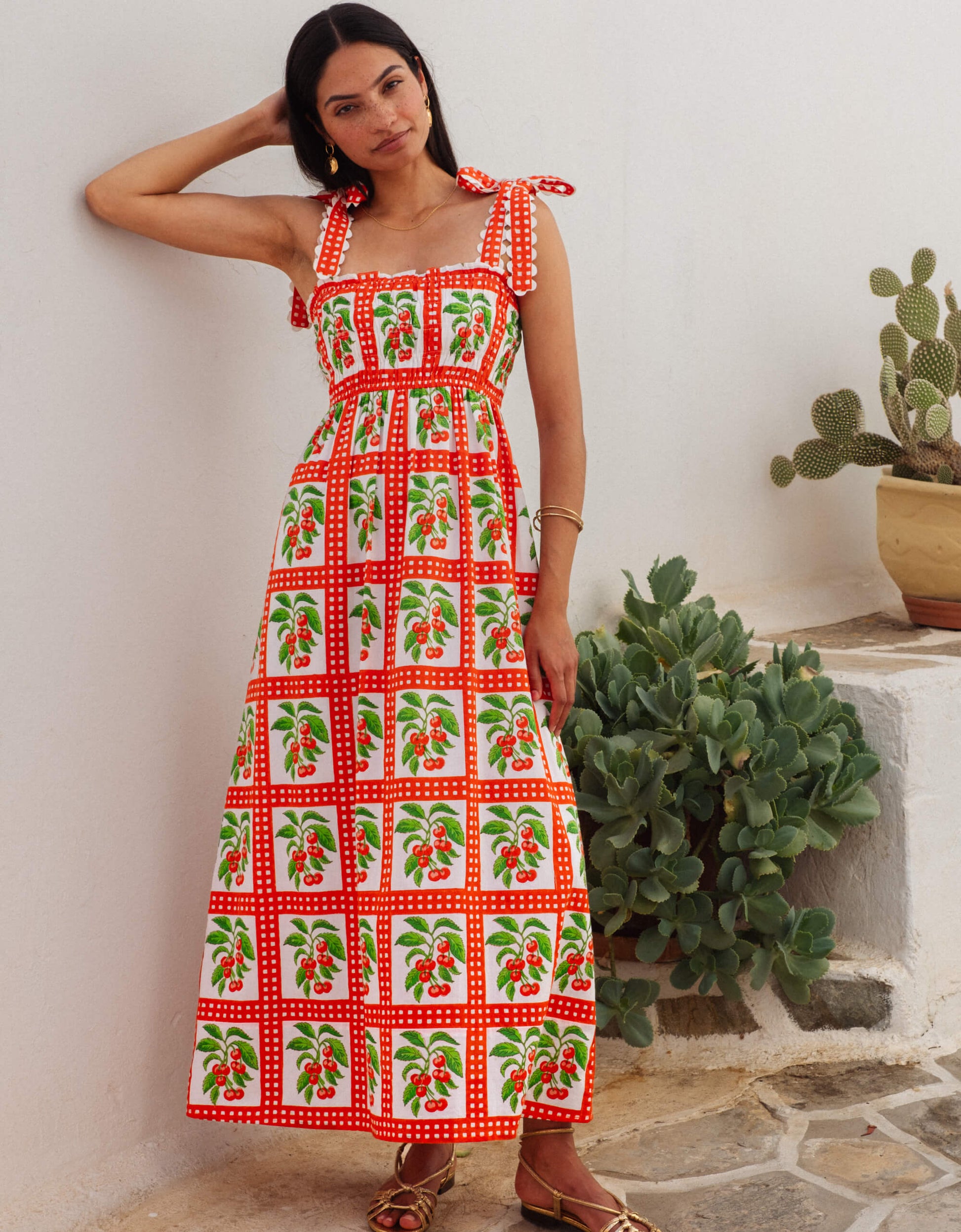 Pink Immy Dress -  Cherry Picnic