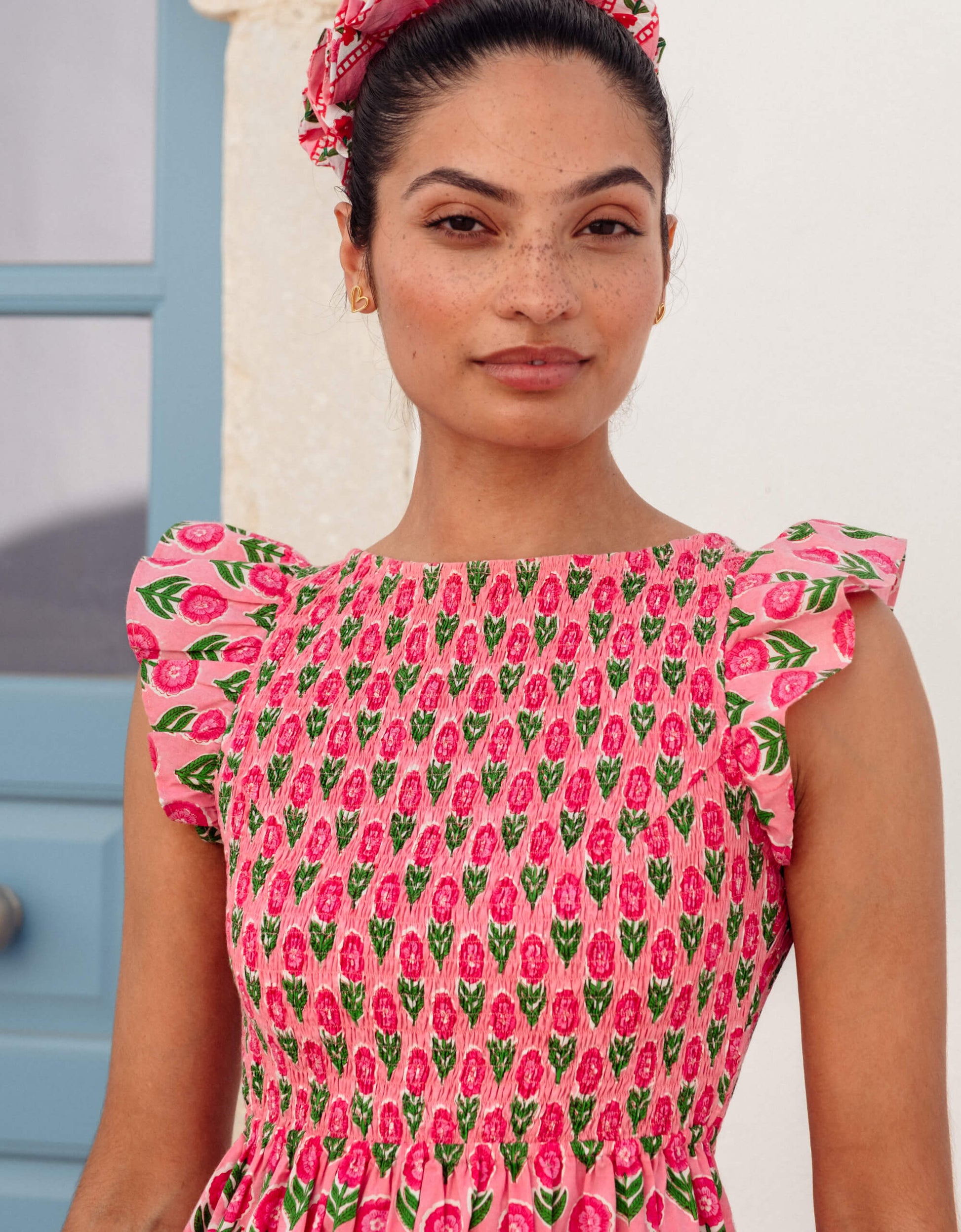 Pink David Bowie Dress -  Marigold Blush