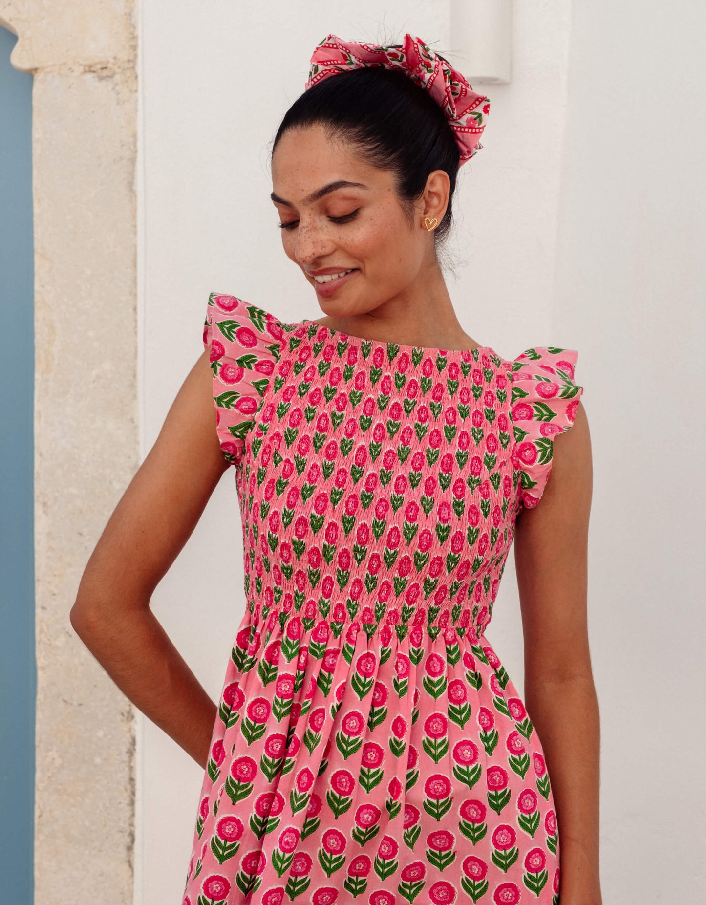 David Bowie Dress -  Marigold Blush