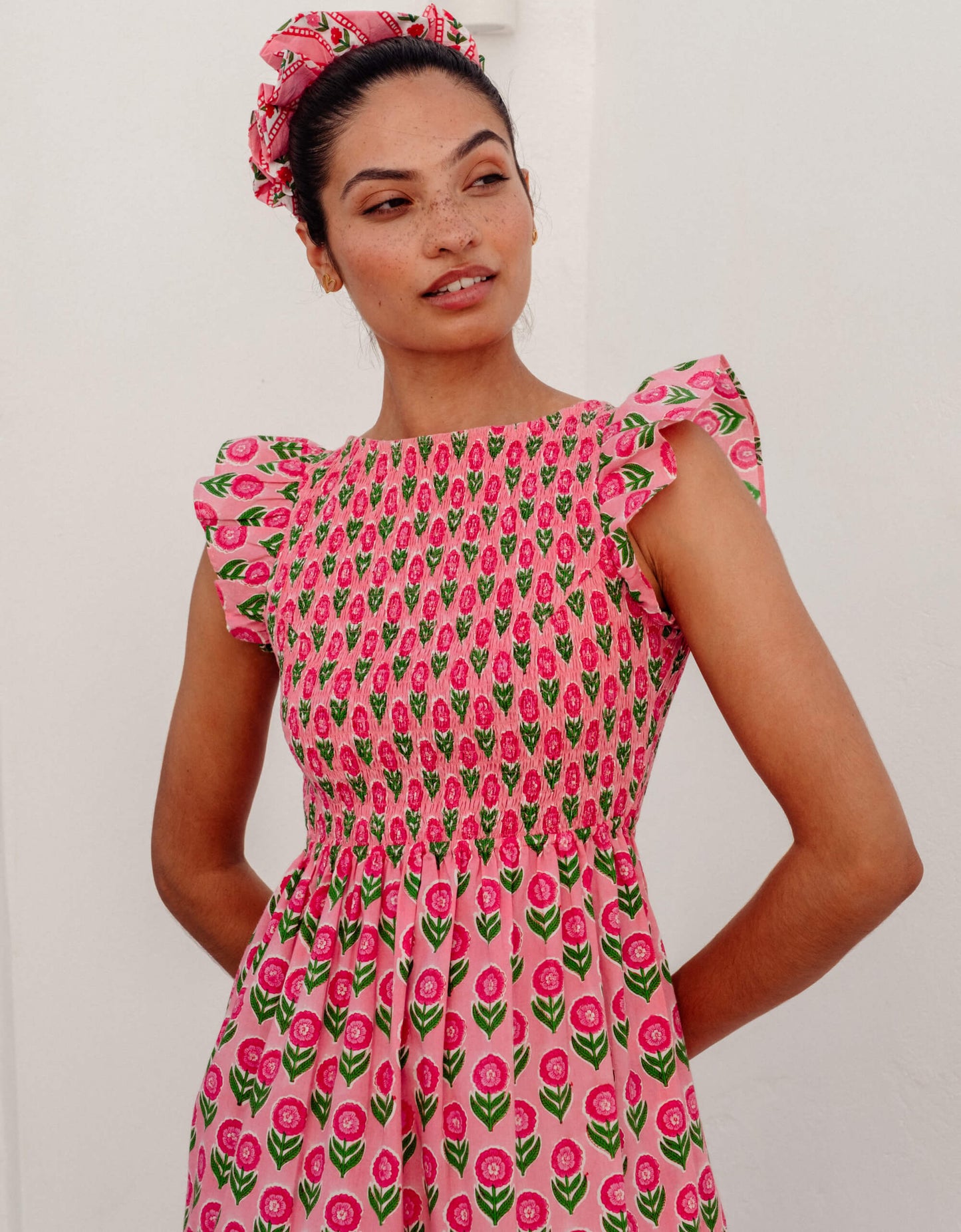 David Bowie Dress -  Marigold Blush