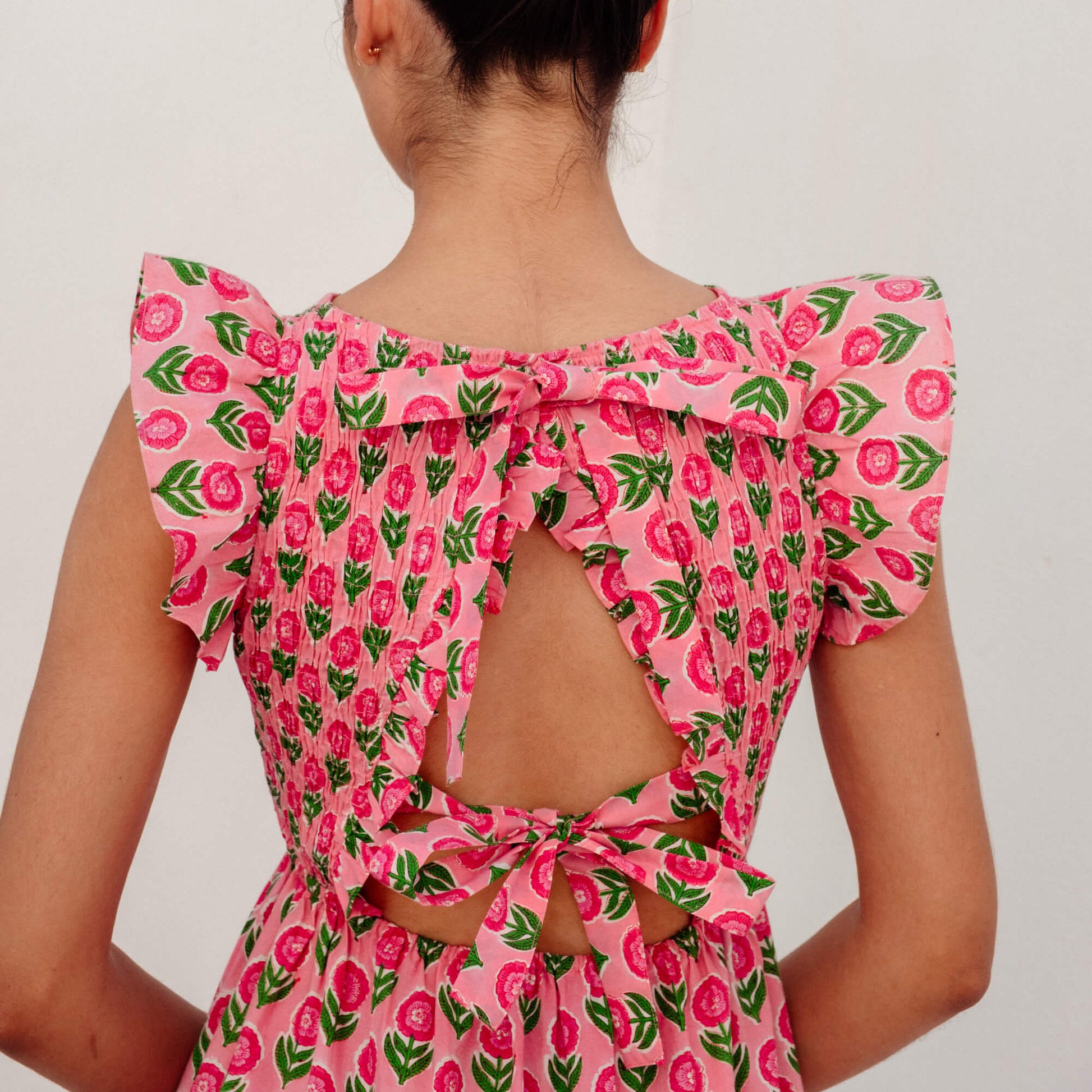 Pink David Bowie Dress -  Marigold Blush