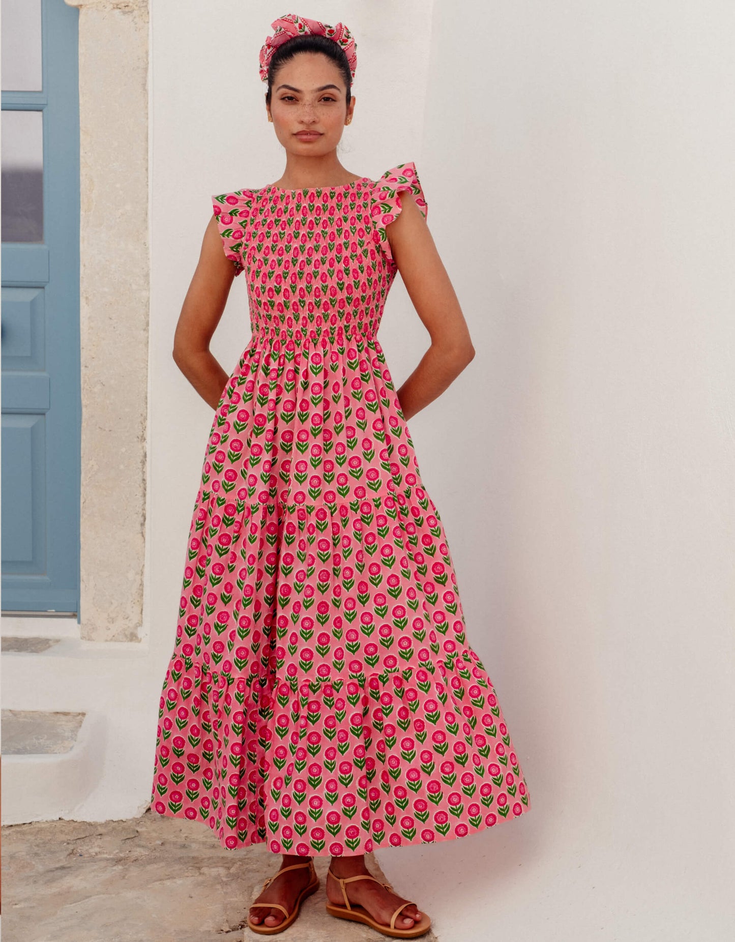 David Bowie Dress -  Marigold Blush