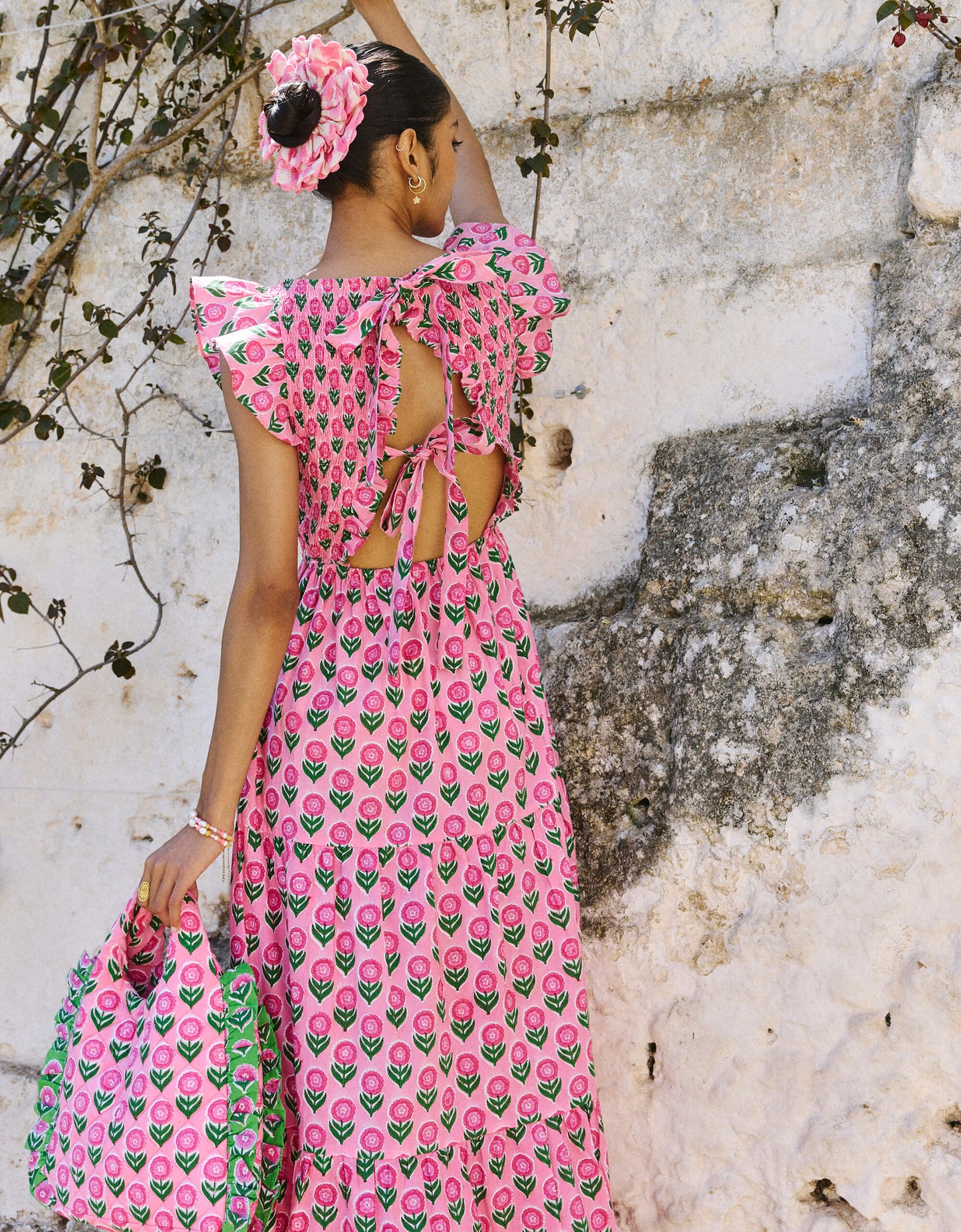David Bowie Dress -  Marigold Blush