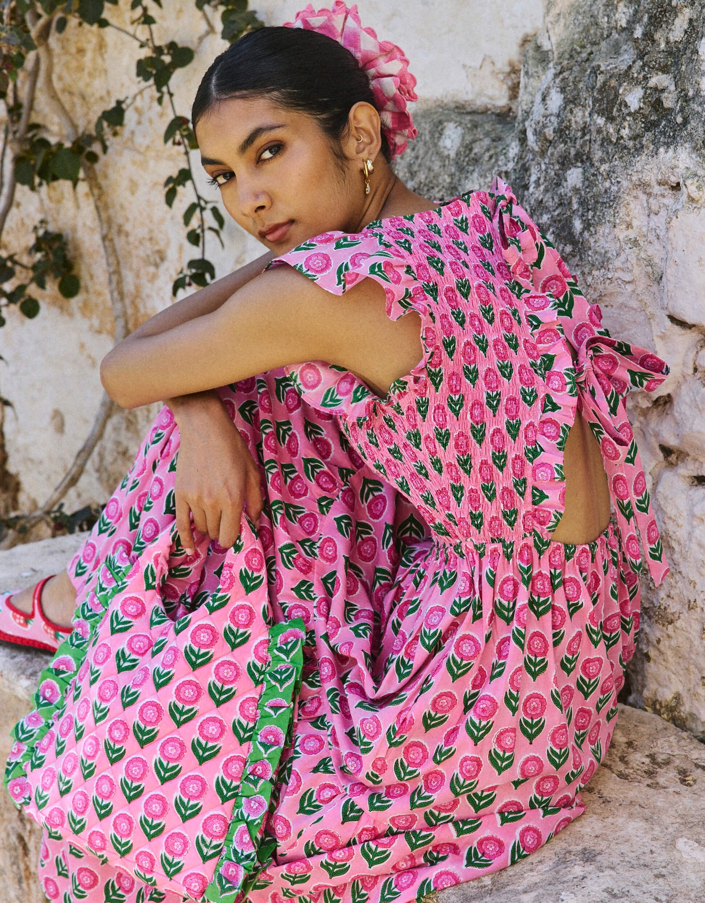 David Bowie Dress -  Marigold Blush