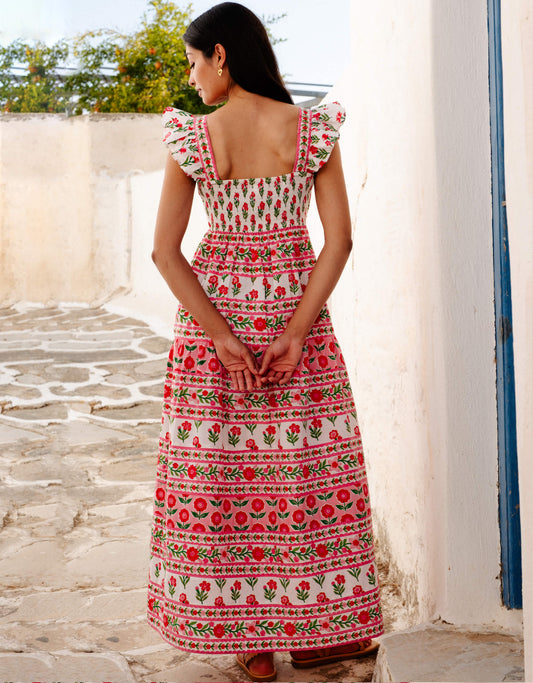 Lucia Dress -  Rose Folk