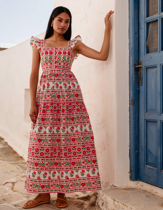 Lucia Dress -  Rose Folk