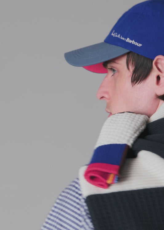 Barbour x Paul Smith Transport Shirt Casual Jacket - Navy/White