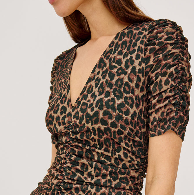 Beacon Dress - Brown Nala