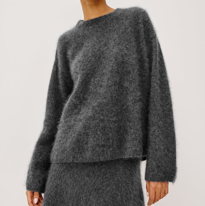 Rails Joel Knitted Sweater - Charcoal