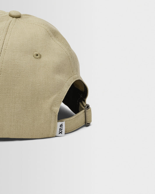 Spencer Wash Twill Cotton Sports Cap - Light Khaki
