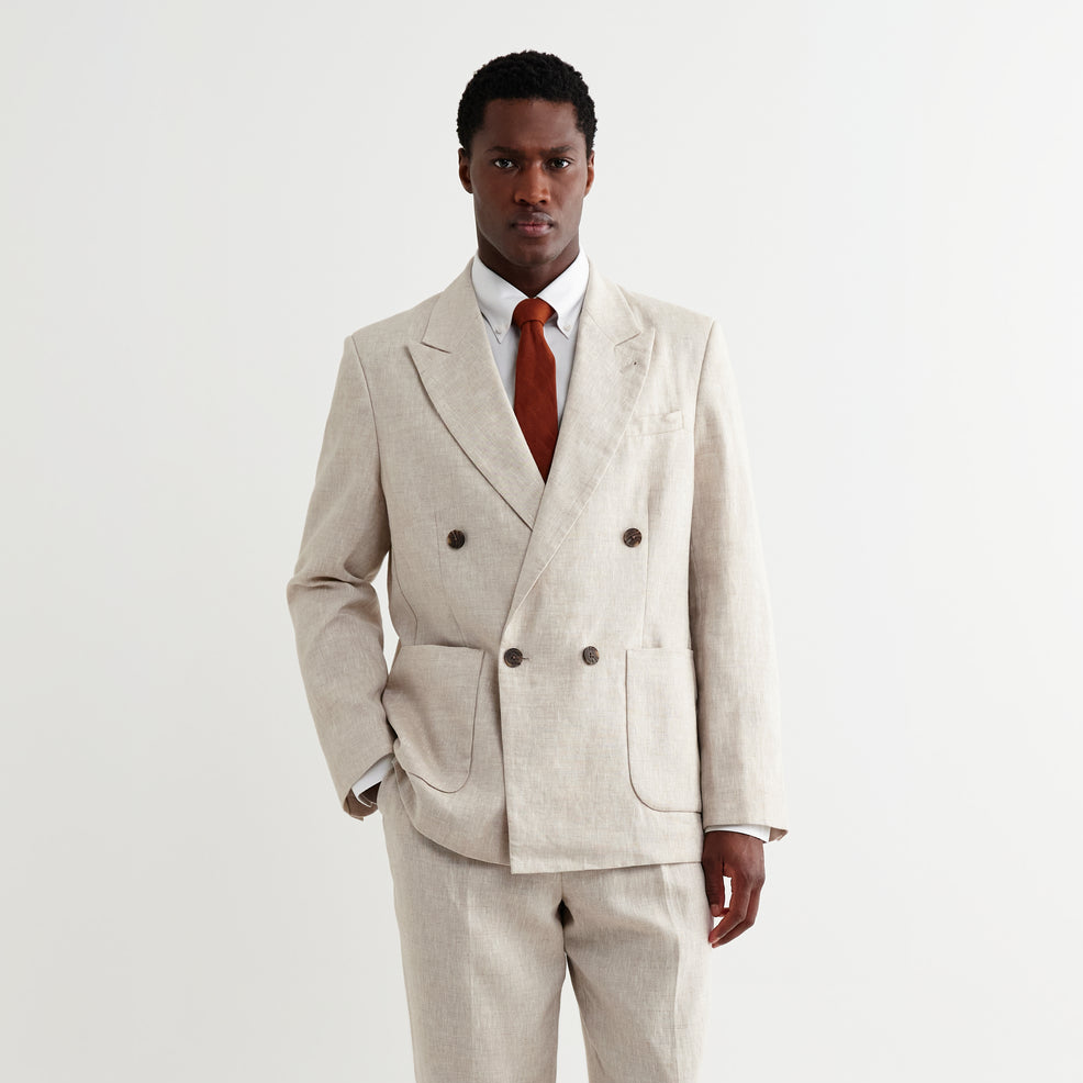 Vigo Linen Blazer - Natural